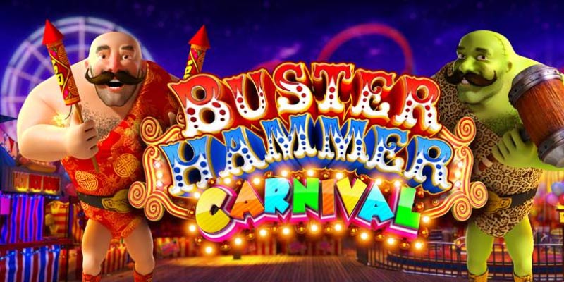 Unleash Big Wins with Buster Hammer Carnival Slot Magic!